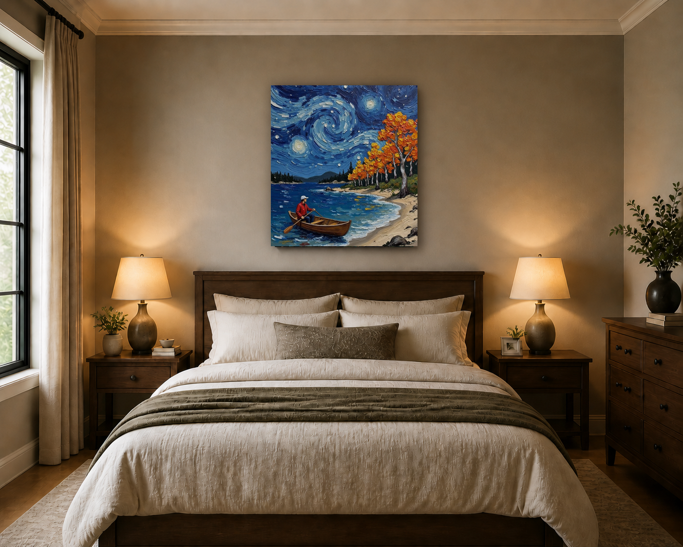 Canvas wall art mockup 4