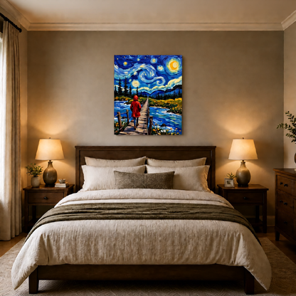 Canvas wall art mockup 4
