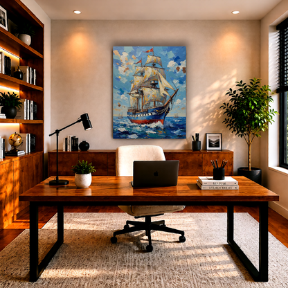 Canvas wall art mockup 2
