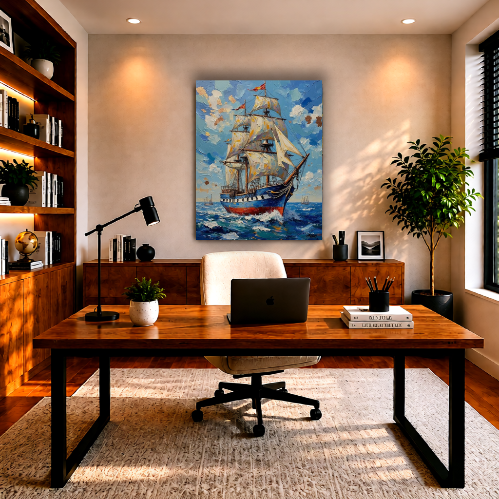 Canvas wall art mockup 2