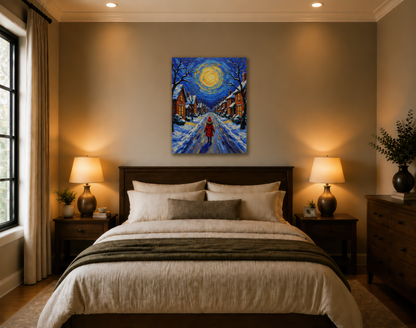 Inspirational Canvas Wall --Focus on the Value of Things --Stretched Matte Print