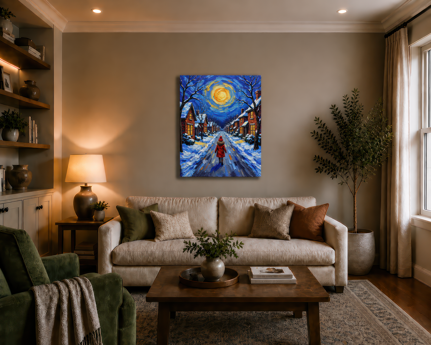 Inspirational Canvas Wall --Focus on the Value of Things --Stretched Matte Print