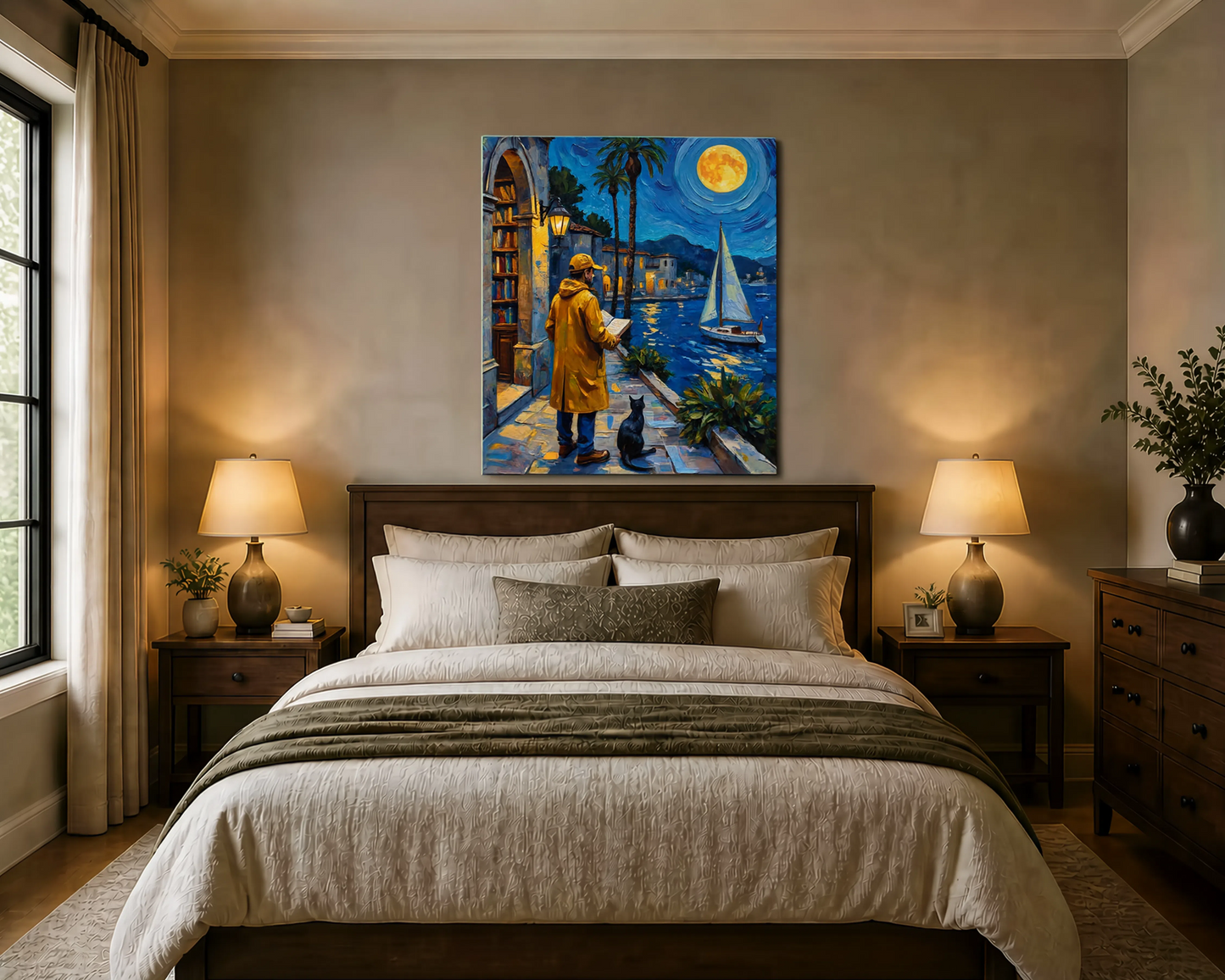 Canvas wall art mockup 4