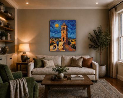 Canvas wall art mockup 3