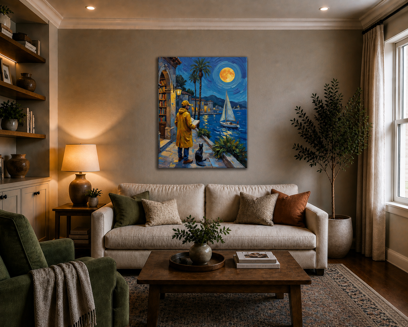 Canvas wall art mockup 3
