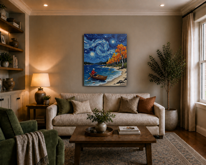 Canvas wall art mockup 3