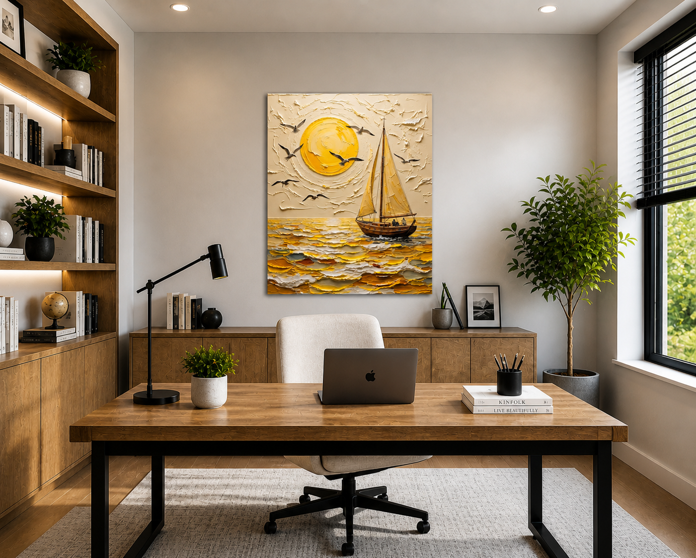 Canvas wall art mockup 2