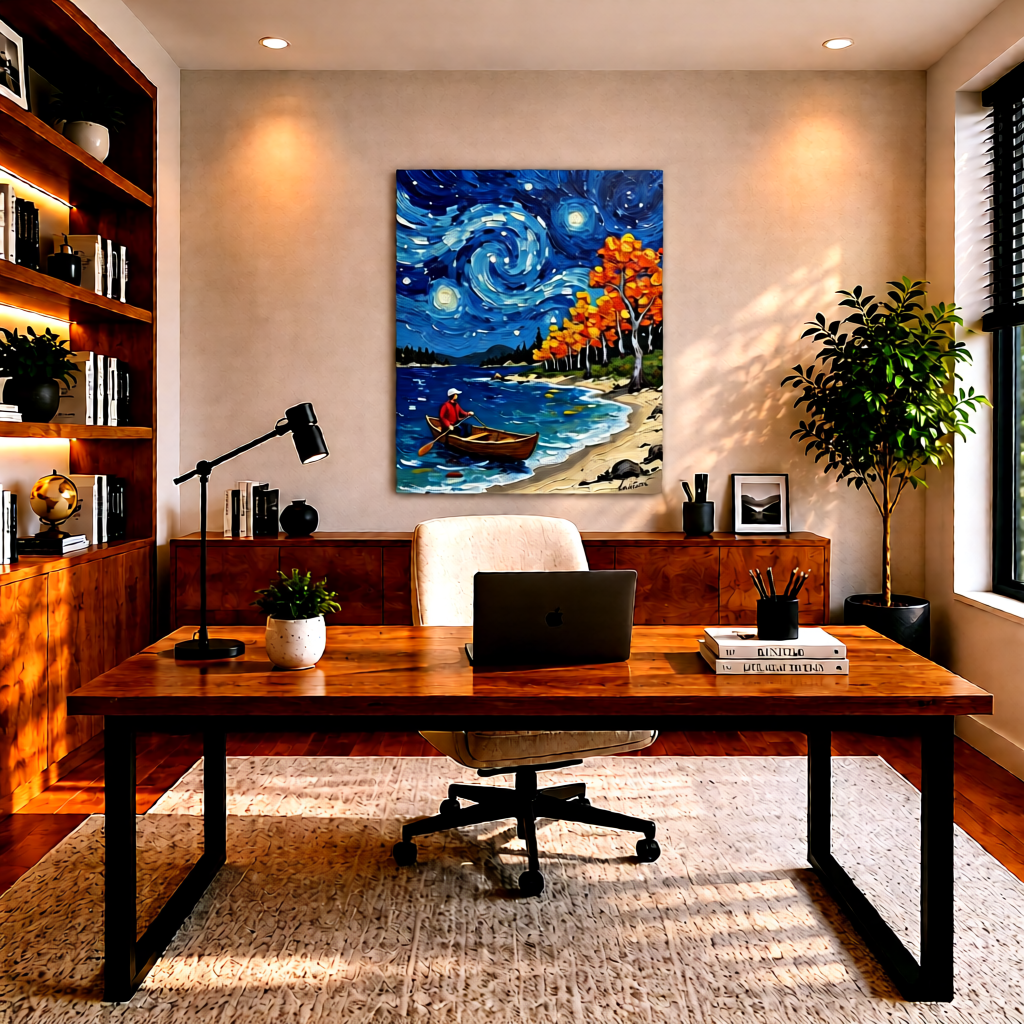 Canvas wall art mockup 2