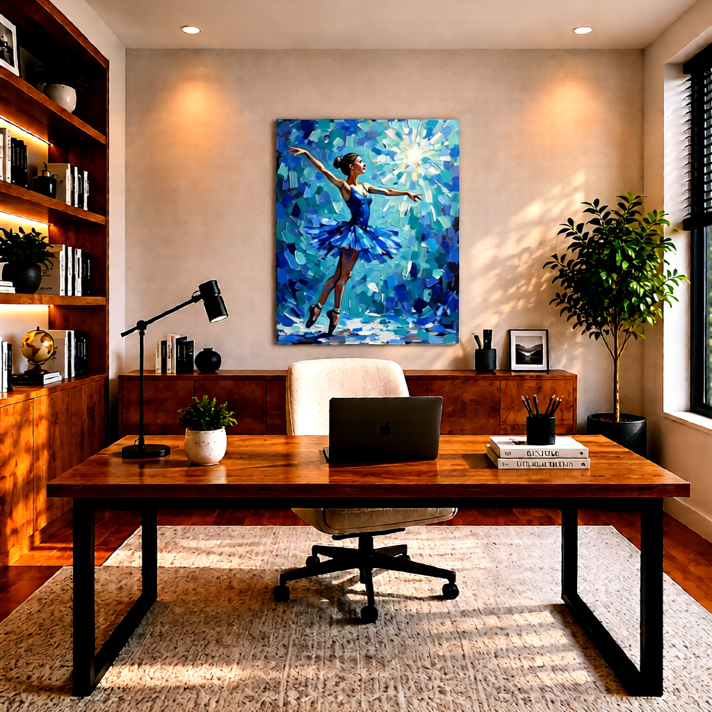 Canvas wall art mockup 2
