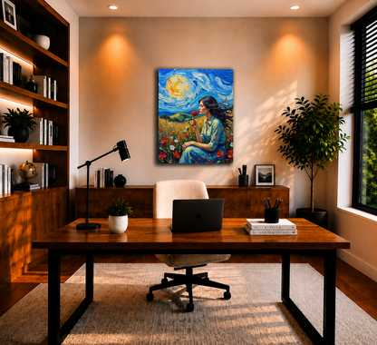 Canvas wall art mockup 2