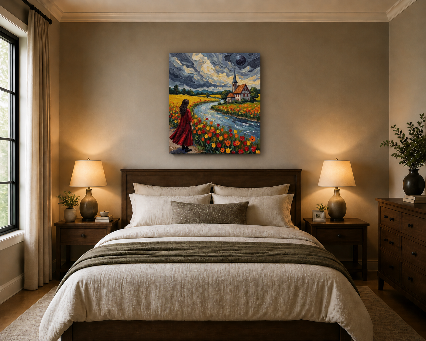 Canvas wall art mockup 4