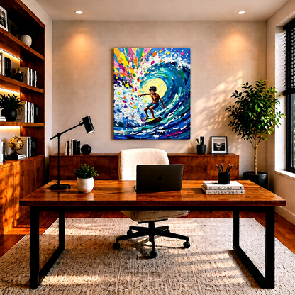 Canvas wall art mockup 2