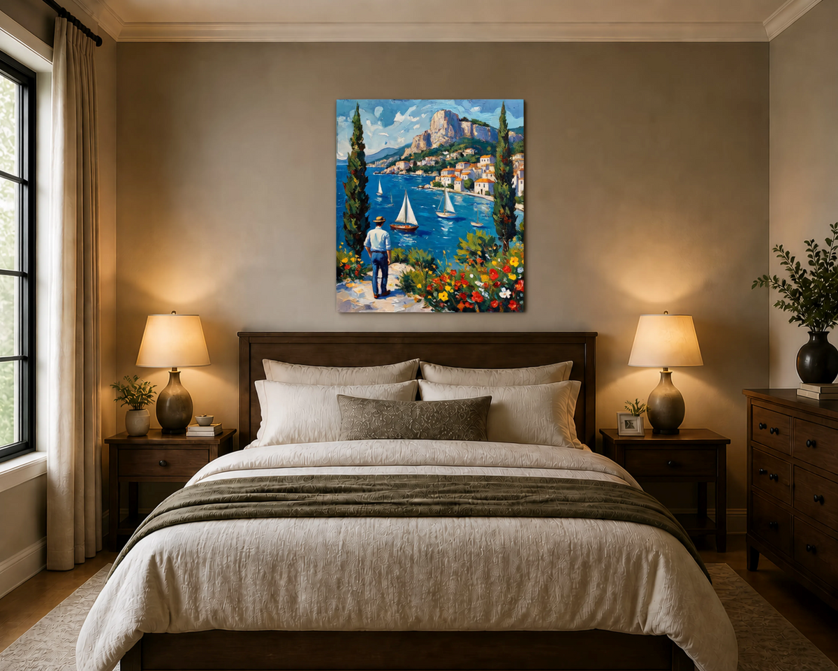 Canvas wall art mockup 4