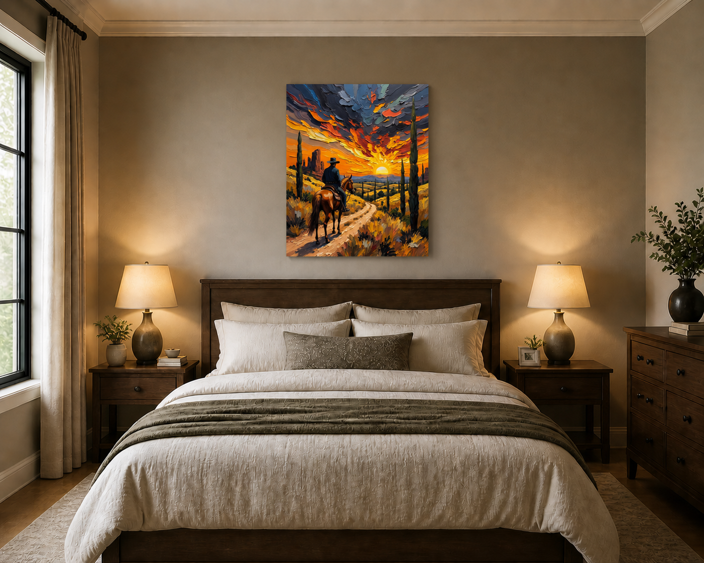 Canvas wall art mockup 4