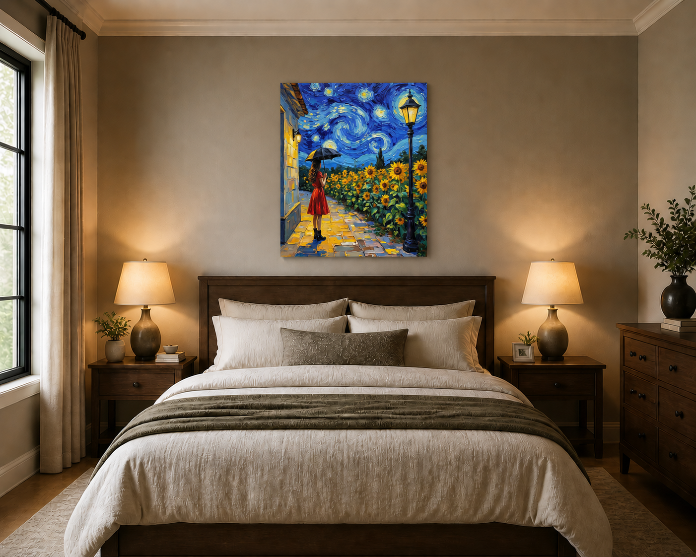 Canvas wall art mockup 4