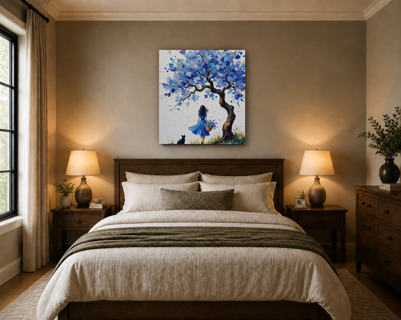 Canvas wall art mockup 4