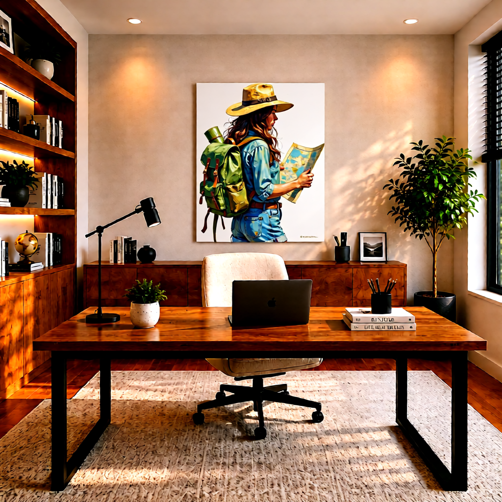 Canvas wall art mockup 2