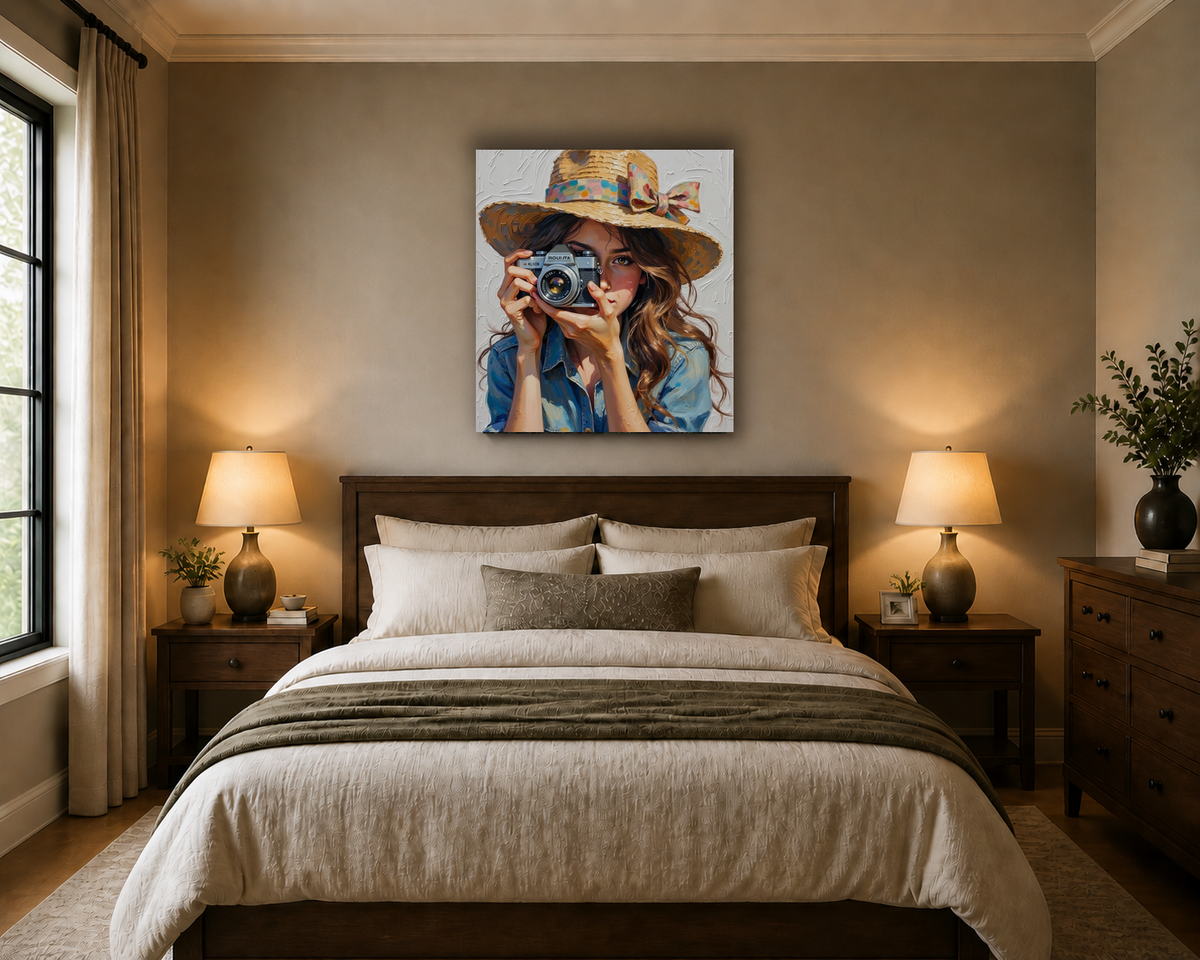 Canvas wall art mockup 4