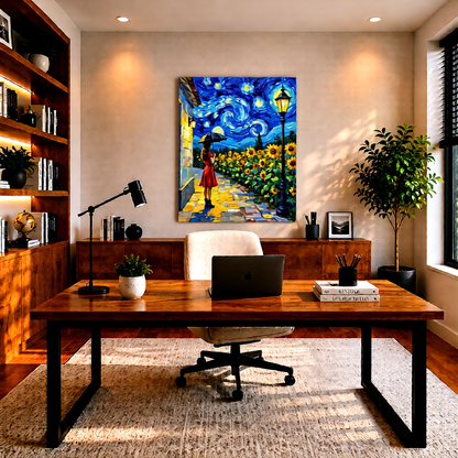 Canvas wall art mockup 2