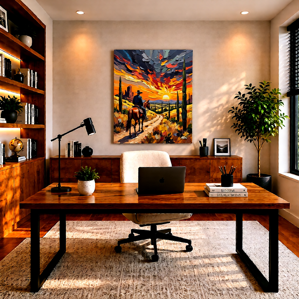 Canvas wall art mockup 2