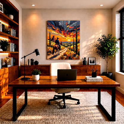 Canvas wall art mockup 2
