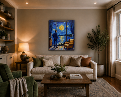 Canvas wall art mockup 3