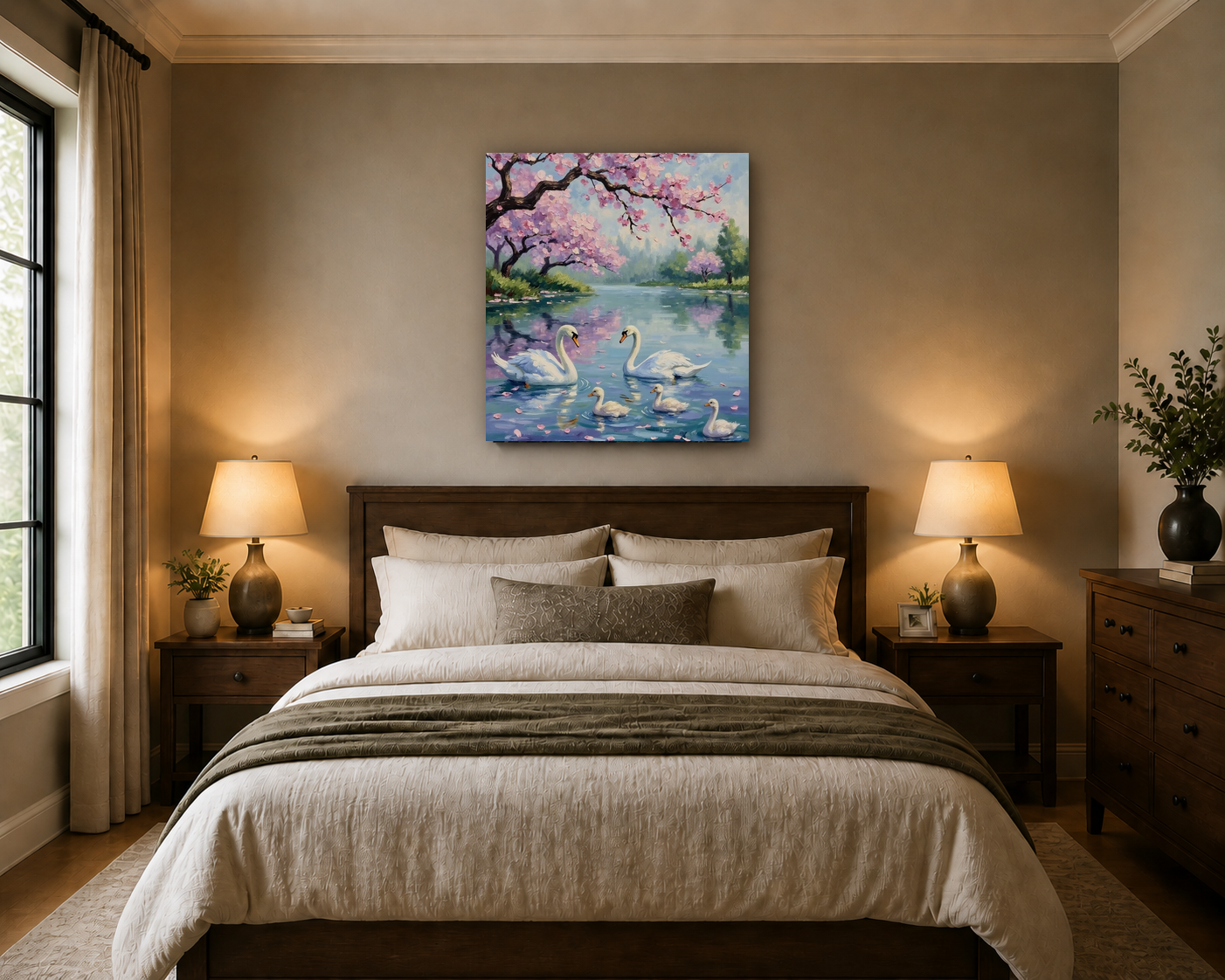 Canvas wall art mockup 4