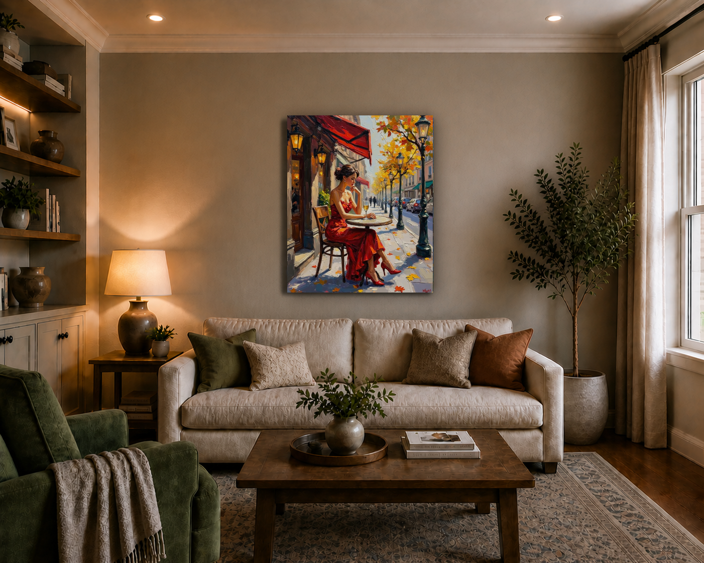 Canvas wall art mockup 3