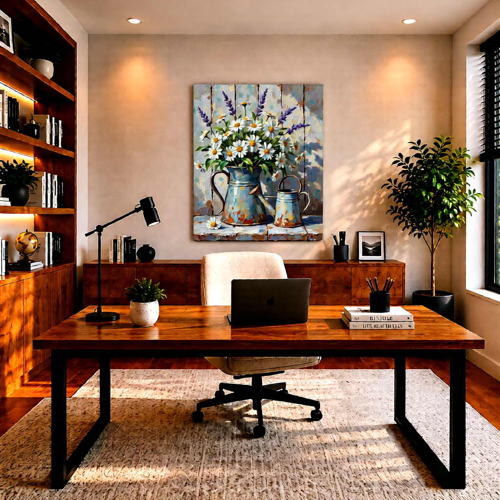 Canvas wall art mockup 2