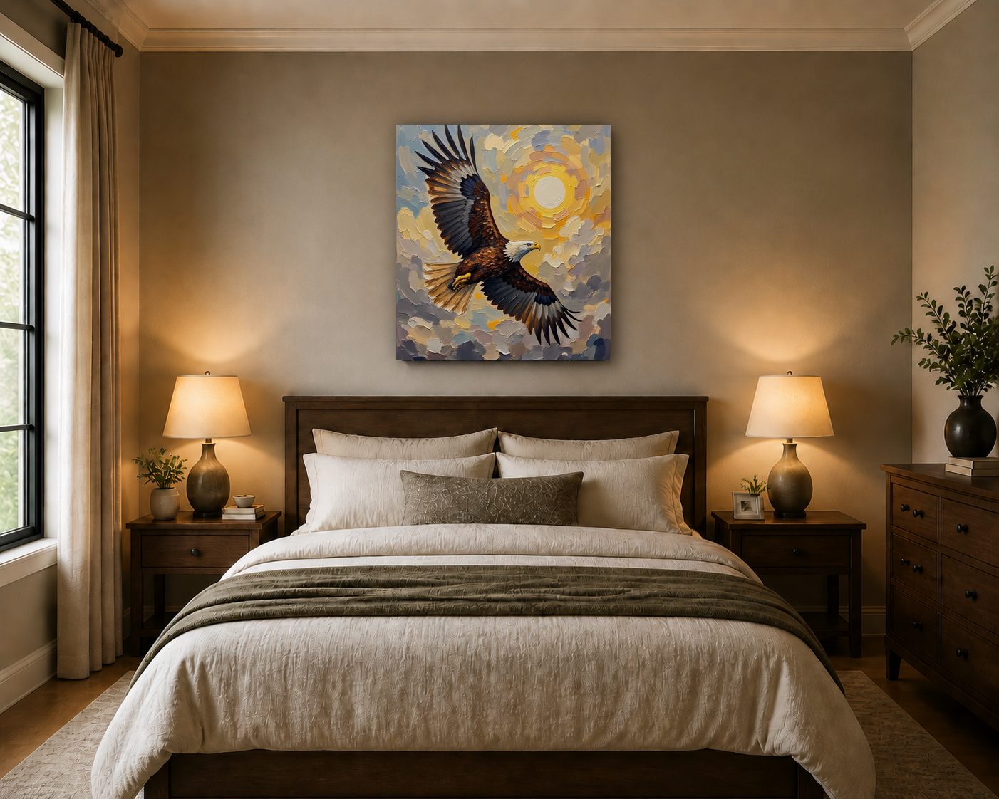 Canvas wall art mockup 4
