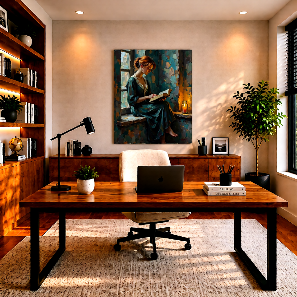 Canvas wall art mockup 2