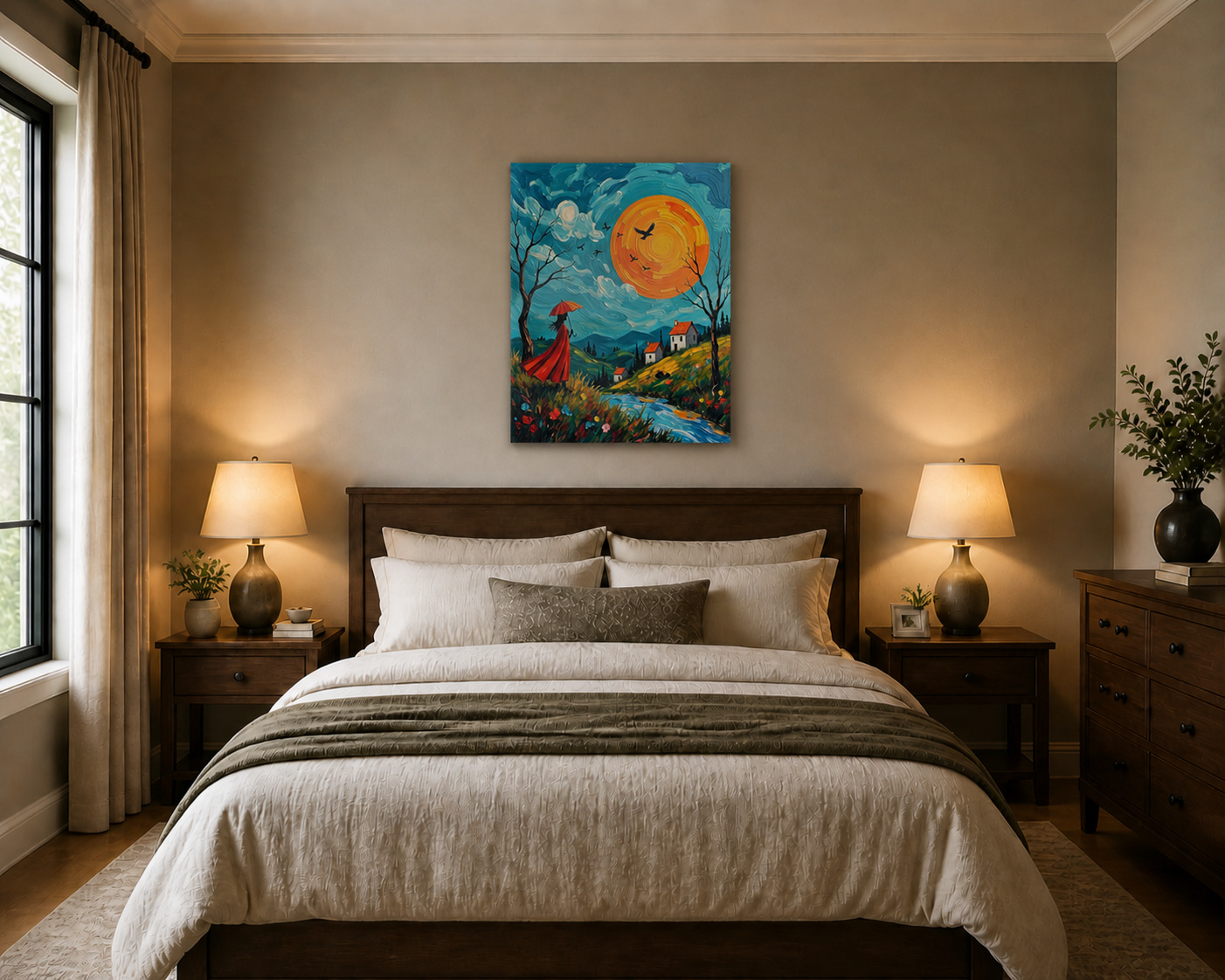 Canvas wall art mockup 4