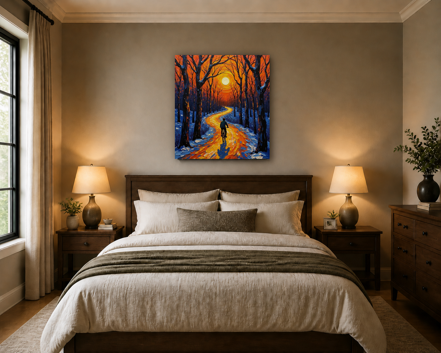 Canvas wall art mockup 4