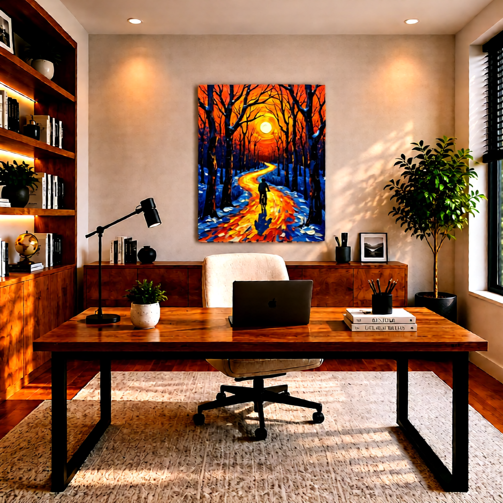 Canvas wall art mockup 2