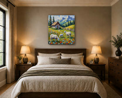 Canvas wall art mockup 4