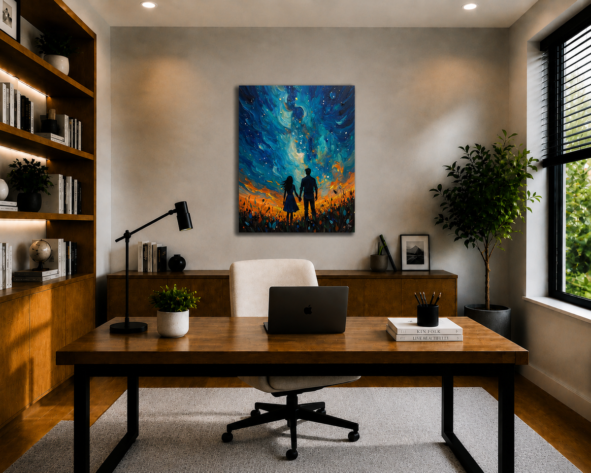 Canvas wall art mockup 2