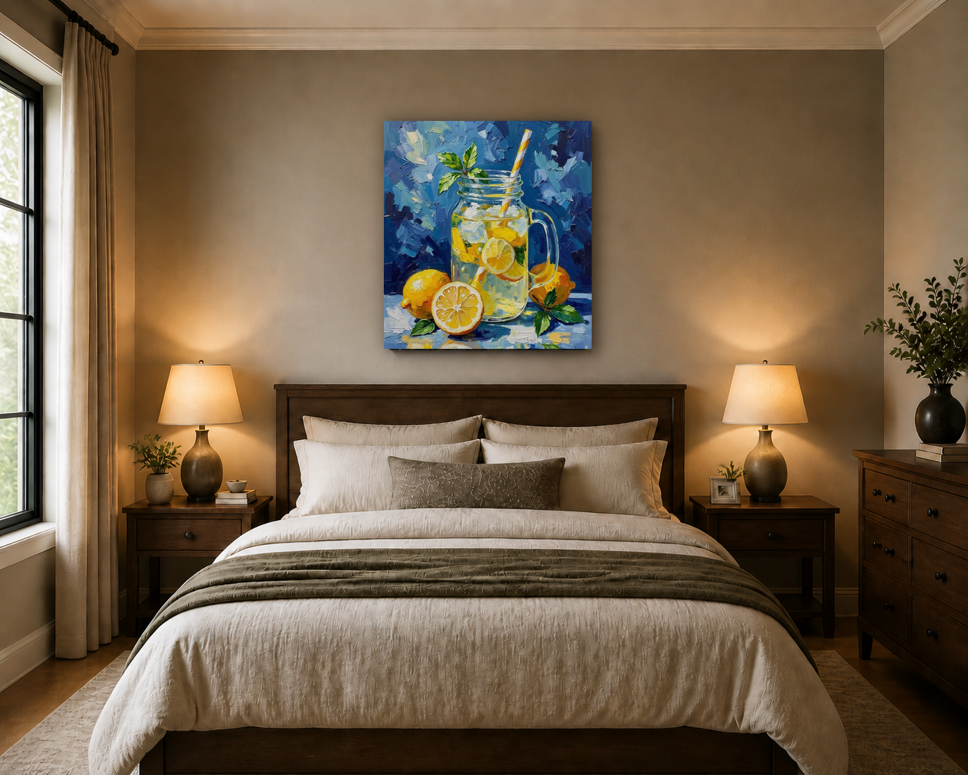 Canvas wall art mockup 4