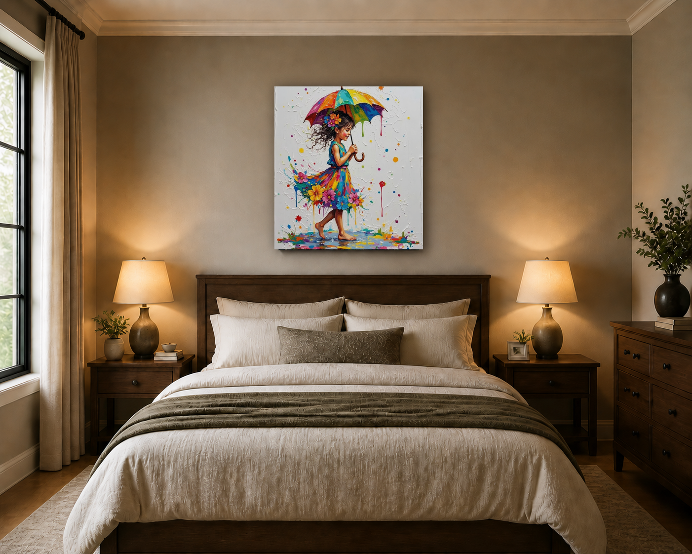 Canvas wall art mockup 4