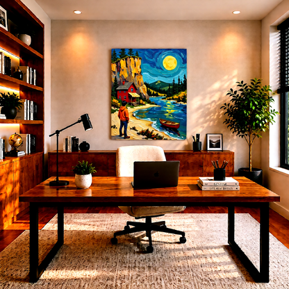 Canvas wall art mockup 2