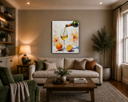 Canvas wall art mockup 3