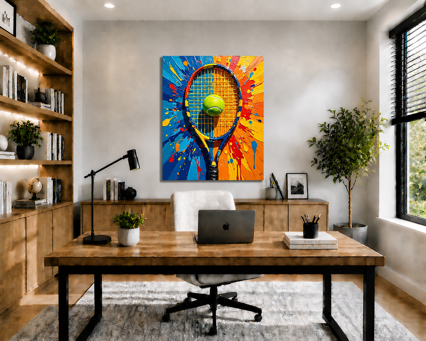 Canvas wall art mockup 2