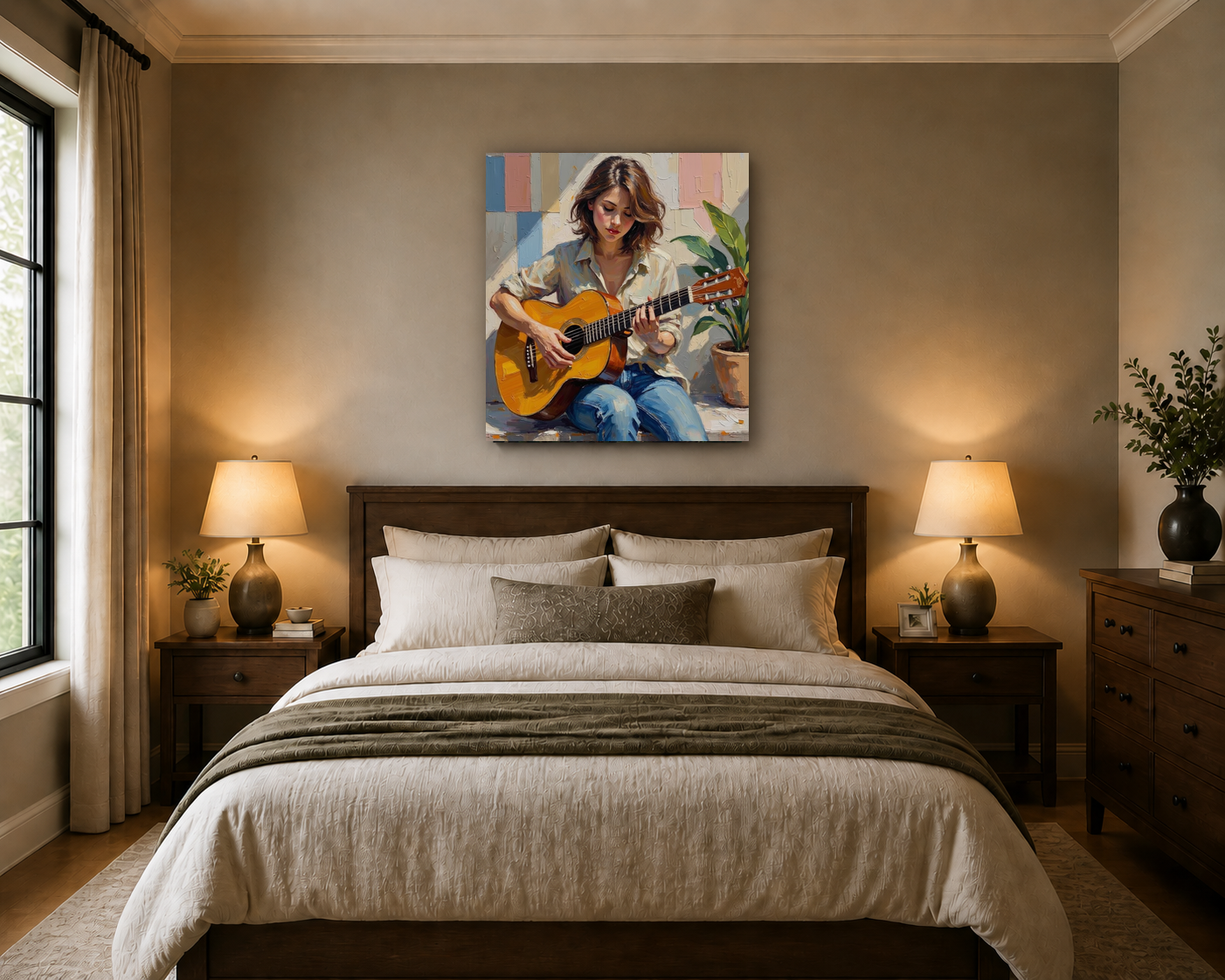 Canvas wall art mockup 4