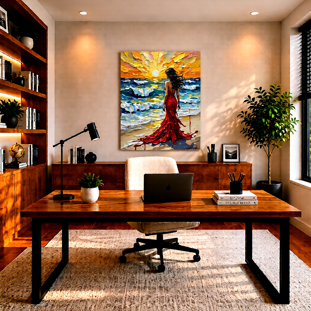 Canvas wall art mockup 2