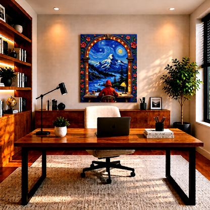 Canvas wall art mockup 2