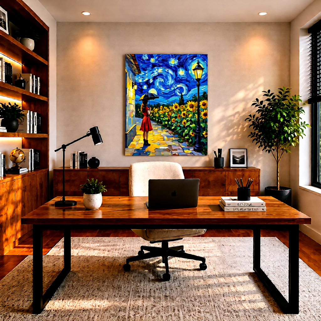 Canvas wall art mockup 2