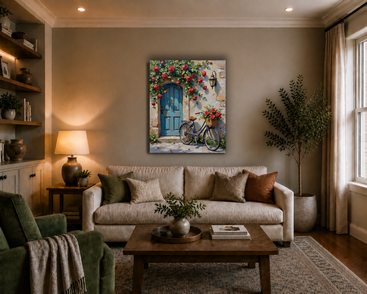 Canvas wall art mockup 3