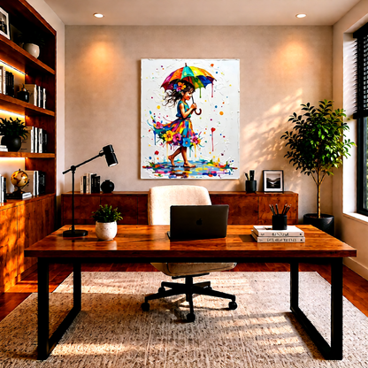 Canvas wall art mockup 2