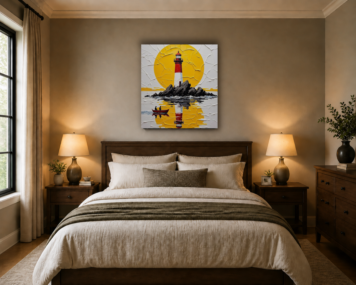 Canvas wall art mockup 4