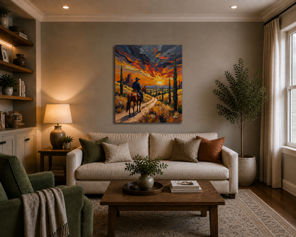 Canvas wall art mockup 3