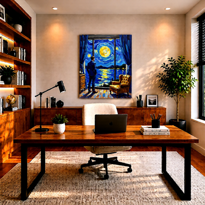 Canvas wall art mockup 2